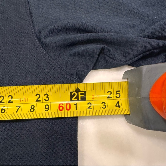 NIKE GOLF Men's Size L FIT-DRY Short Sleeve Navy Blue Polo Shirt - Picture 6 of 12